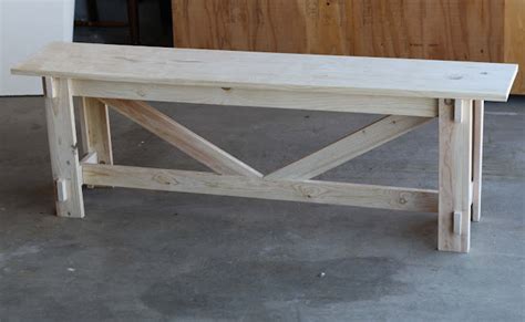 Simple Rustic Bench Plans PDF Woodworking