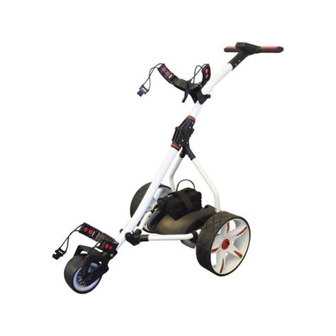 Pro Rider 36 Hole Electric Golf Trolley - White/Red