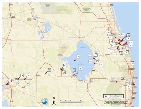 Florida Blue Green Algae Map - Printable Maps