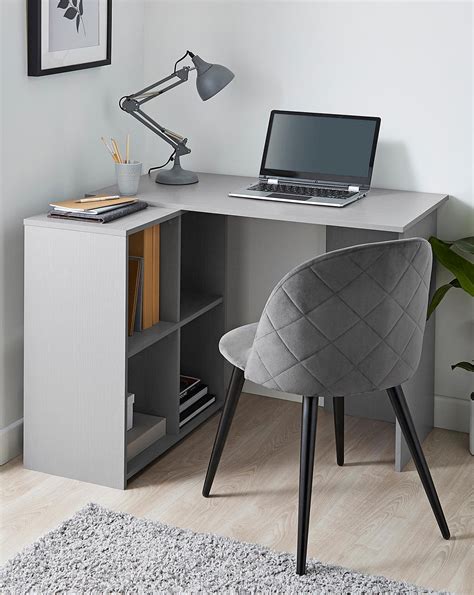 Grey Corner Desk With Drawers - pic-review