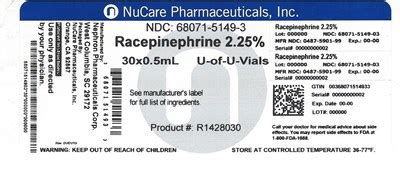 NDC 68071-5149 Racepinephrine Racepinephrine Hydrochloride