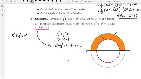 Section 15.3 Double integrals in Polar Coordinates:Math251 - YouTube