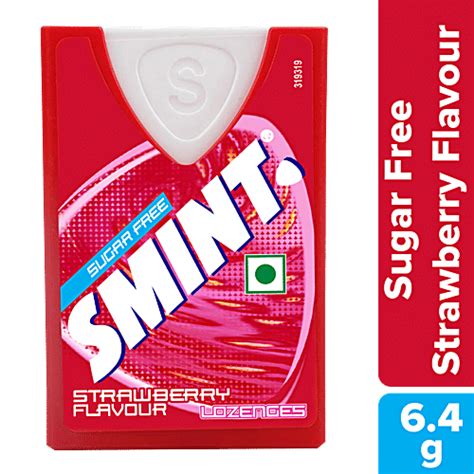 Buy Smint Lozenges Strawberry Flavoured Sugarfree Bt 64 Gm Online At ...