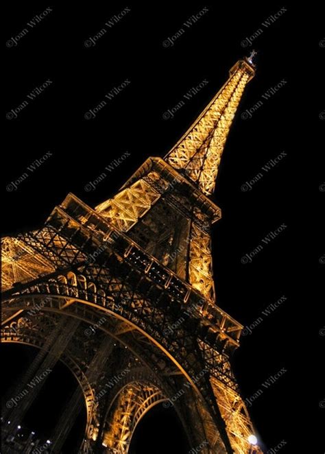 The Spectacular Eiffel Tower at Night Paris France Fine Art - Etsy