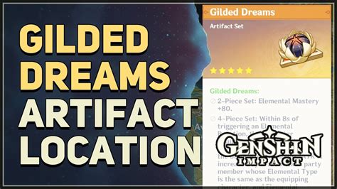 Gilded Dreams Location Genshin Impact - YouTube