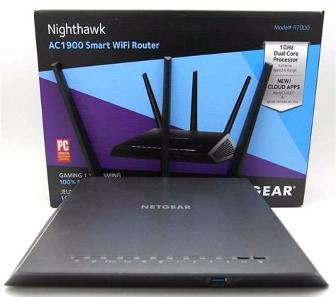 Netgear Nighthawk AC 1900 Smart WiFi Router Model 7000 1 GHz Dual Core #NETGEAR | Netgear, Smart ...