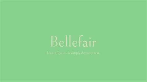 Bellefair Font : Download Free for Desktop & Webfont