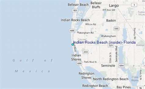 Map Of Indian Rocks Beach Florida - Maping Resources