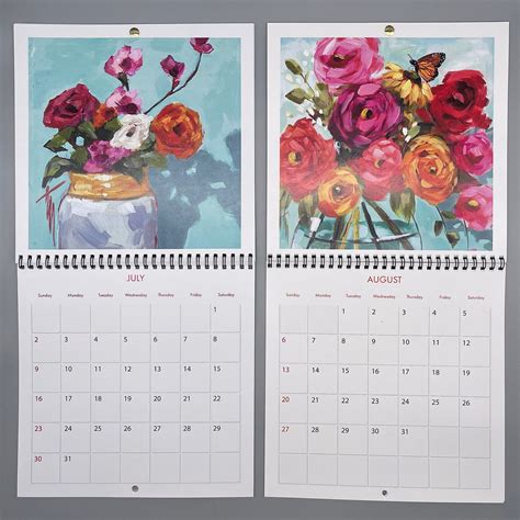 2023 Monthly Calendar Wall Flower Calendar 2023 Flower - Etsy