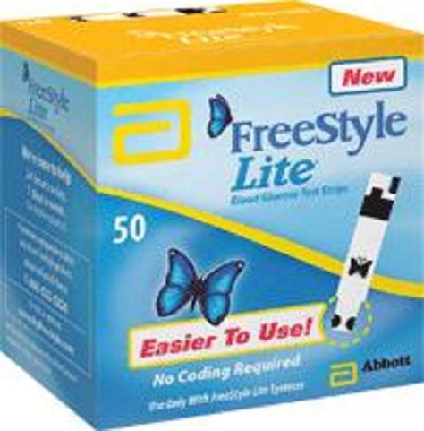 Freestyle Lite Test Strips, Box of 50