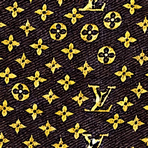 Louis Vuitton Fabric Pattern Graphic · Creative Fabrica