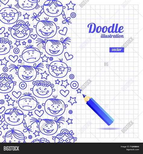 Doodle Kid Cartoon Vector & Photo (Free Trial) | Bigstock