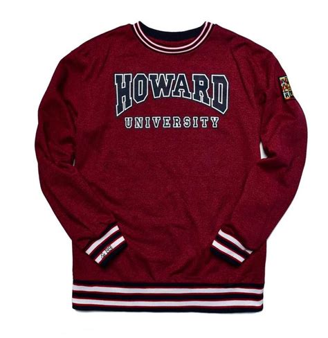 Howard University Classic '91 Crewneck Red Heather - AACA Clothing ...