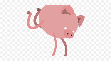 Flying Pig Logo Animation Kreatank Cute - Animal Figure Emoji,Flying ...