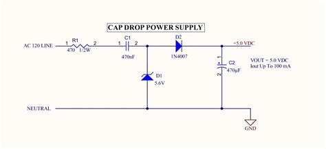 Offline Cap Drop Power Supply Design Basics - element14 Community