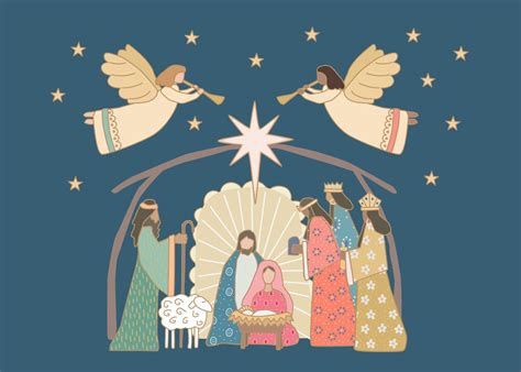 Joy to the World Nativity Christmas Wall Art Poster - Etsy