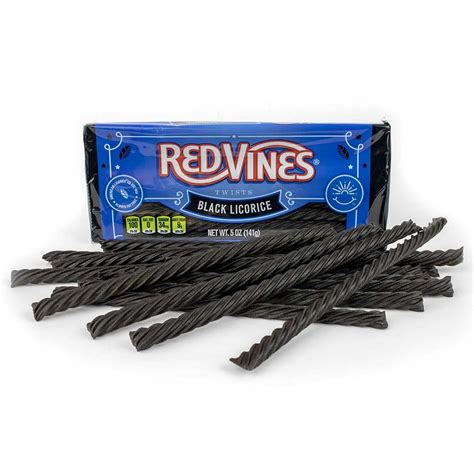 Red Vines Black Licorice Twists, 5oz Tray - Walmart.com - Walmart.com