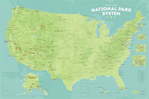 National Park Passport, Us National Parks, System Map, Map Globe, Relief Map, National Treasure ...