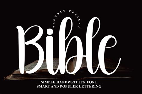 Bible Font by K_IN Studio · Creative Fabrica