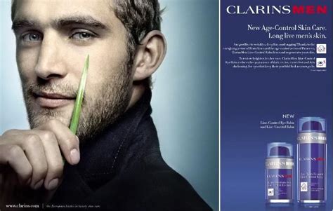 Clarins Men S/S 09 (Clarins) | Mens skin care, Professional skin care ...