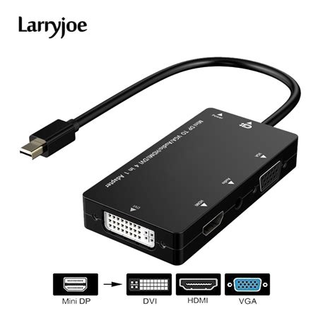 Larryjoe Thunderbolt 2 Dock Mini DisplayPort to HDMI VGA DVI Multi port ...