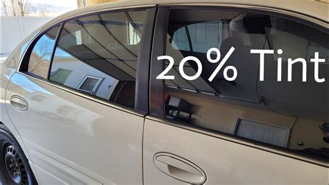 20% Window Tint All Around Before and After - YouTube