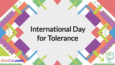 International Day for Tolerance 2024