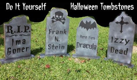 20 Serious and Scary Halloween Tombstone Decor Ideas