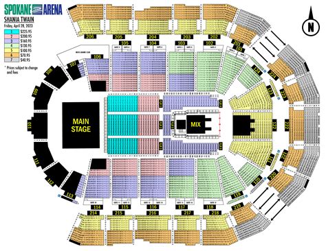 Inb Performing Arts Spokane Wa Seating Chart | Elcho Table