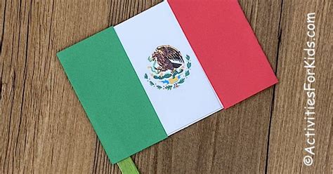 Mexican Flag Craft for Cinco de Mayo - Activities For Kids