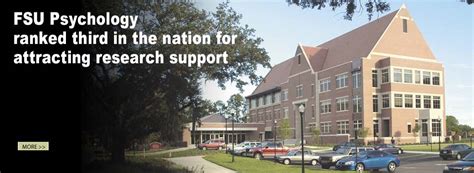 FSU Psychology Ranked Third in the Nation for Attracting Research Support | Department of Psychology