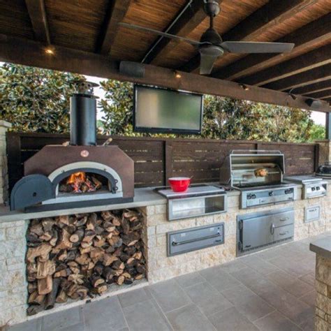 Outdoor Kitchen Griddle Ideas : 25 Outdoor Kitchen Designs That Will Light Up Your Grill ...