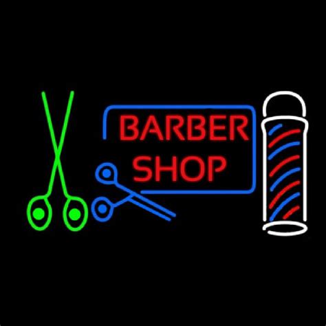 Barber Shop Hair Salon Neon Sign ️ NeonSignsUS.com®