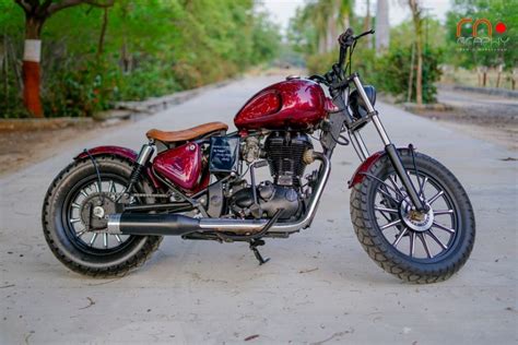 This Modified Royal Enfield Standard 350 Is A Gorgeous Bobber