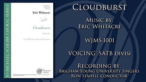 Cloudburst | Eric Whitacre - YouTube