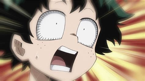 Izuku Midoriya Deku Shocked Face The main protagonist of boku no hero ...