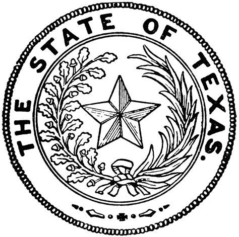 Printable Texas State Seal