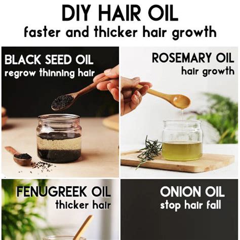 HOMEMADE NATURAL HAIR OIL RECIPE - for faster and thicker hair growth - The Little Shine