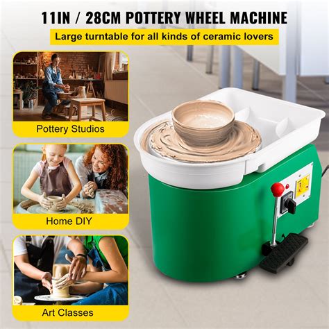 VEVOR Pottery Wheel 28cm Pottery Forming Machine 350W Electric Pottery ...