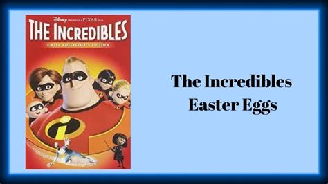 The Incredibles Easter Eggs - YouTube