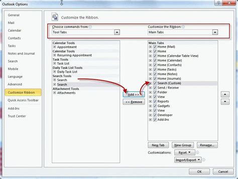 Tip 919: Search Tools Ribbon is Missing - Outlook Tips