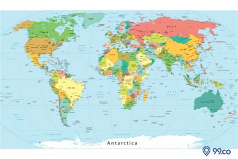 Gambar Peta Dunia Lengkap dan Sejarahnya. Ketahui Perkembangannya! - News+ on RCTI+