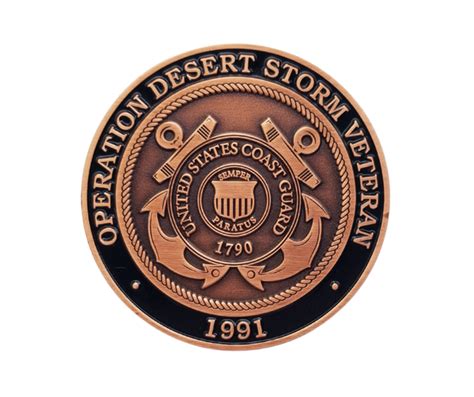 U.S. Coast Guard Operation Desert Storm Veteran Coin – National Desert Storm Memorial Association