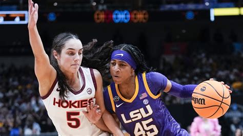 NCAA women's Final Four: LSU heads to its 1st title game, topping Virginia Tech : NPR