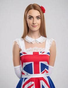 British Costume Female. Face Swap. Insert Your Face ID:966395