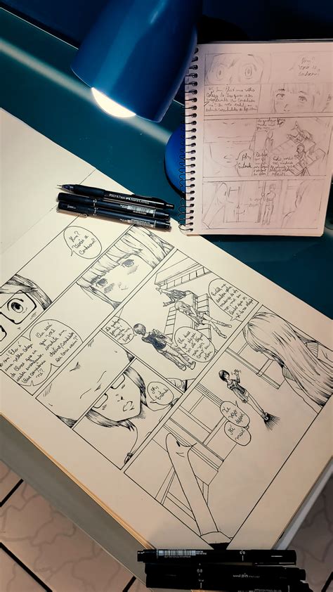 Traditional Practice 4 - Composing a Manga Page by Amakuren on Newgrounds