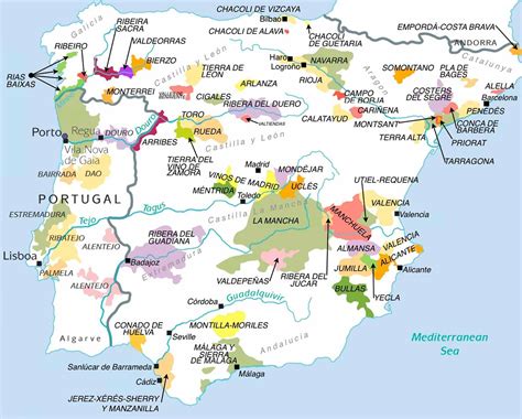 Spanish Wine Regions