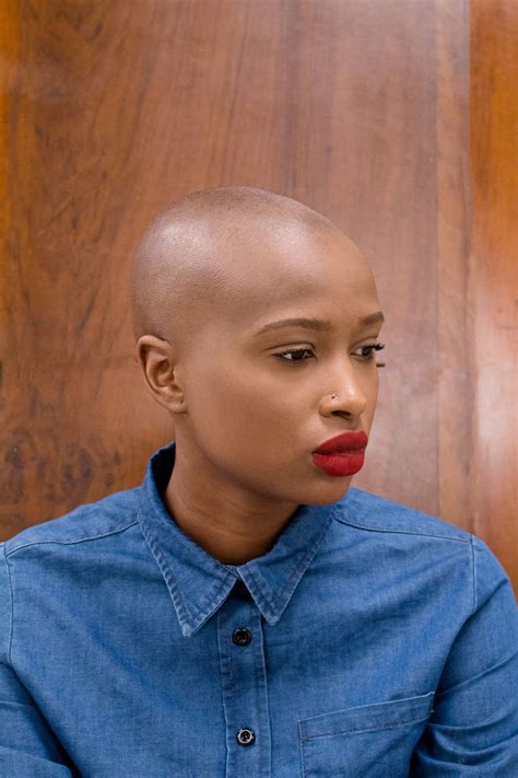 Karen Olla by Darryl Otten, bald black girl, bald girl, big chop, twa ...