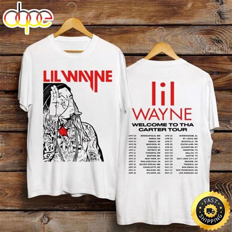 Lil Wayne Tour 2023 Unisex Black Shirt – Musicdope80s.com