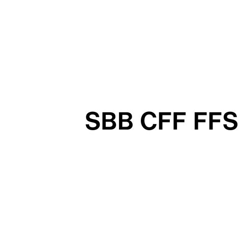 SBB CFF FFS Logo PNG Transparent & SVG Vector - Freebie Supply